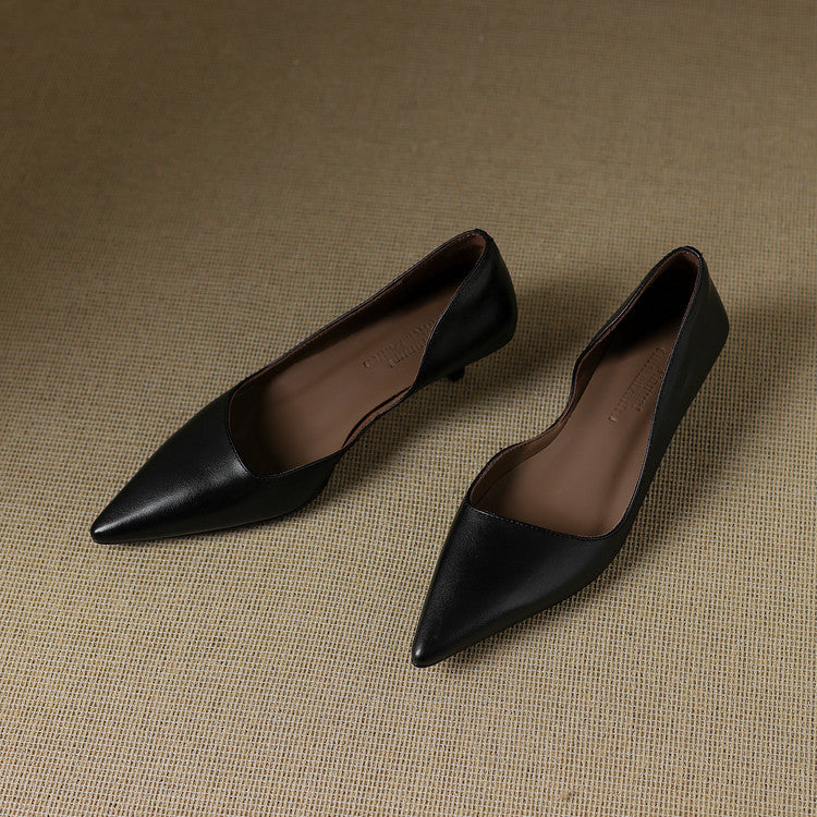 Bianka Genuine Leather Heels