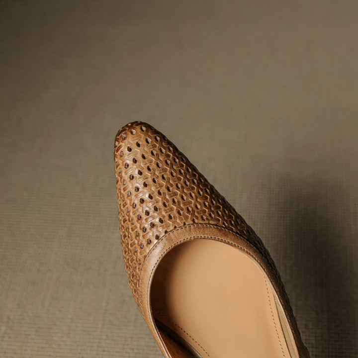 Aden Genuine Leather Slingbacks