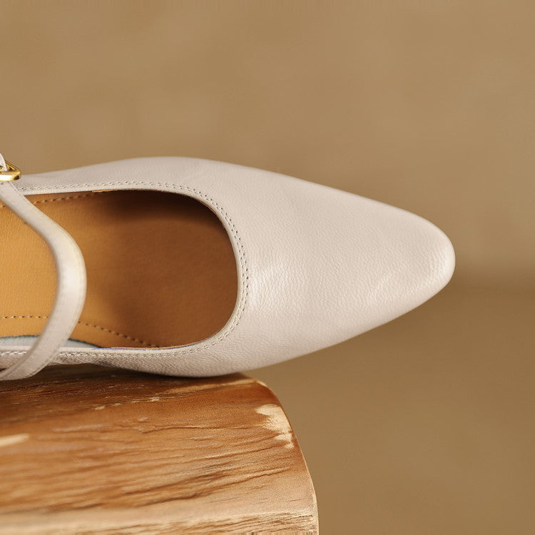 Zule Genuine Leather Pumps