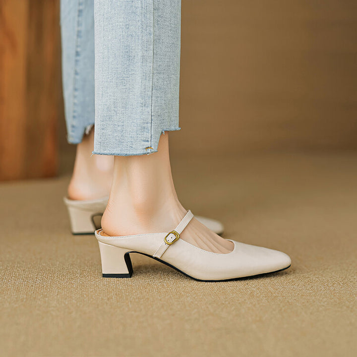 Cressi Genuine Leather Mules