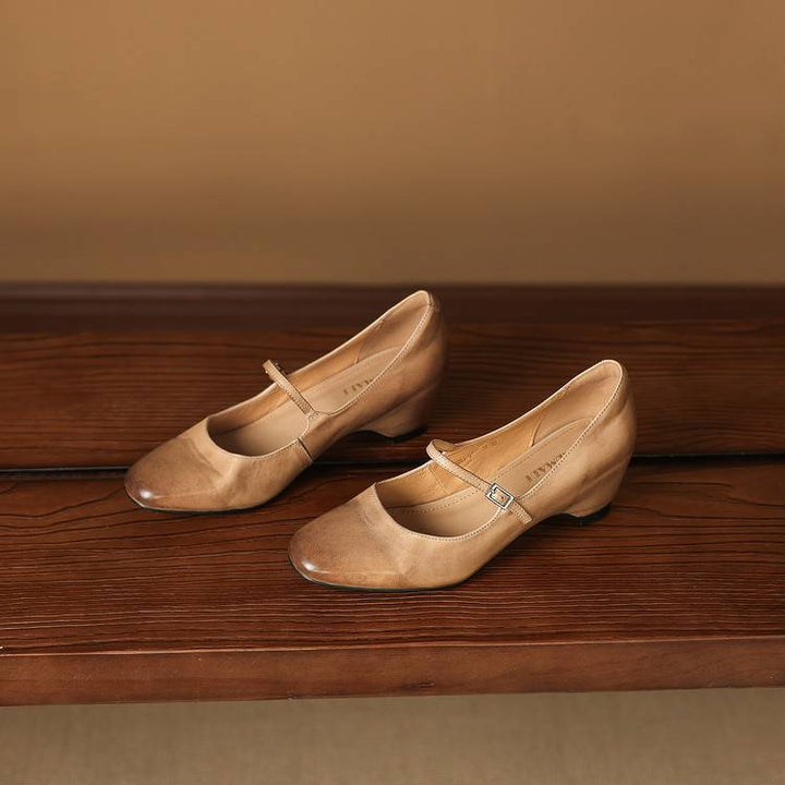 Nera Genuine Leather Pumps