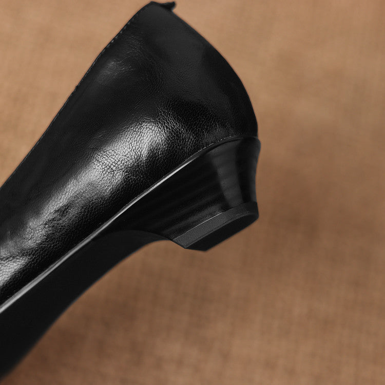 Kaela Genuine Leather Pumps