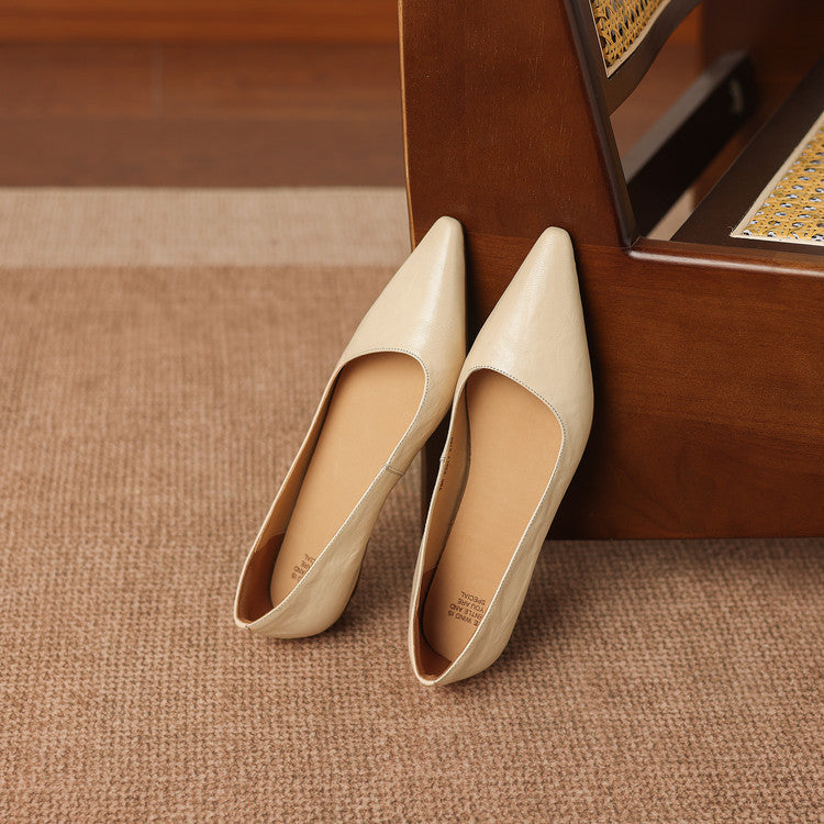 Kaela Genuine Leather Pumps