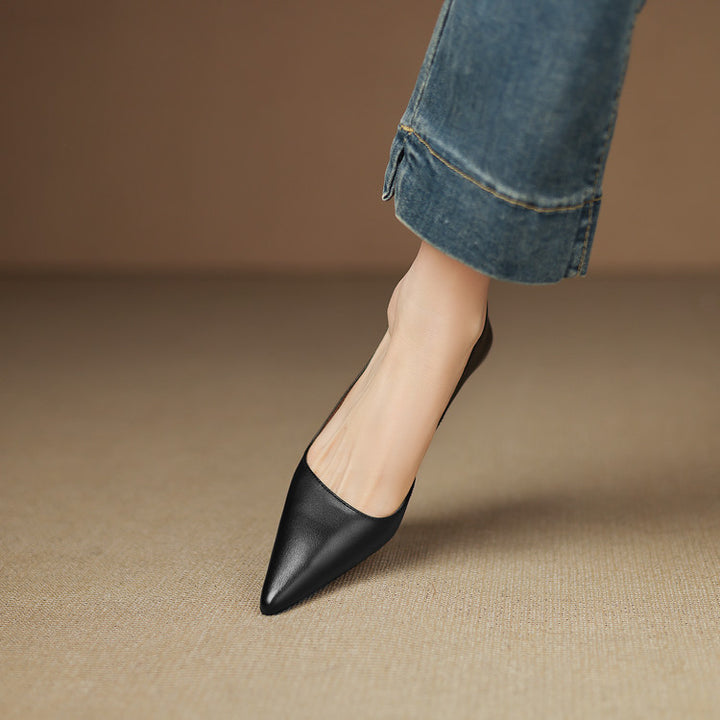 Bianka Genuine Leather Heels
