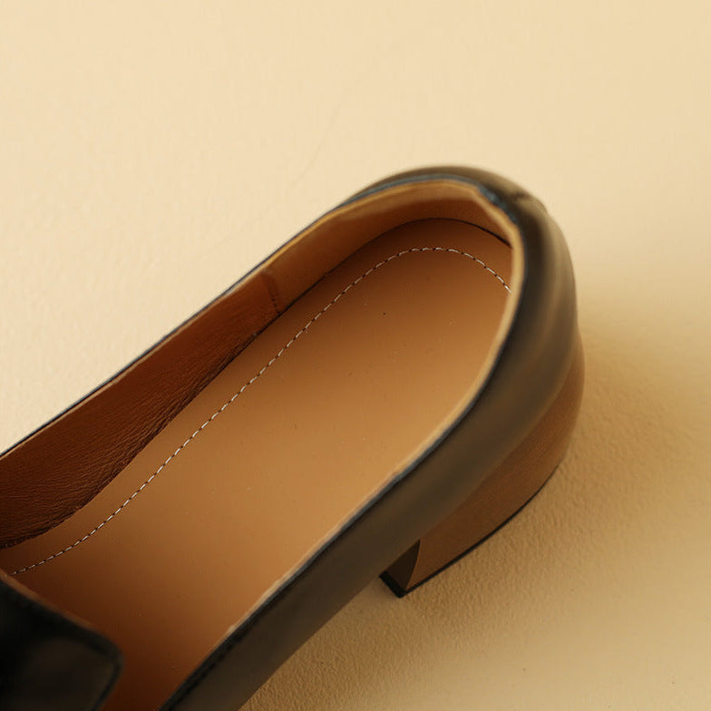 Pavla Genuine Leather Heels