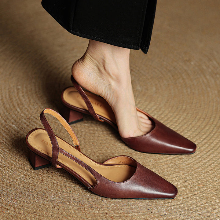 Emry Genuine Leather Heels