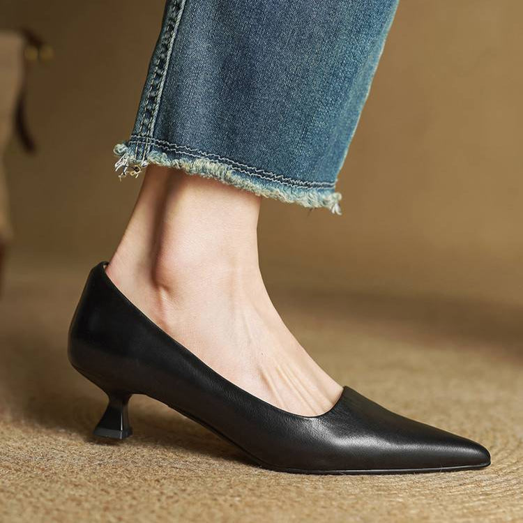 Mira Genuine Leather Heels