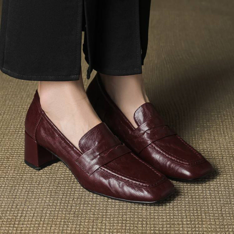 Kelly Genuine Leather Heels