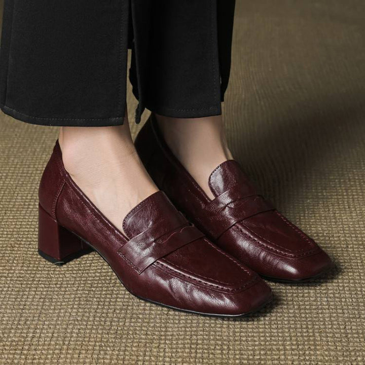 Kelly Genuine Leather Heels
