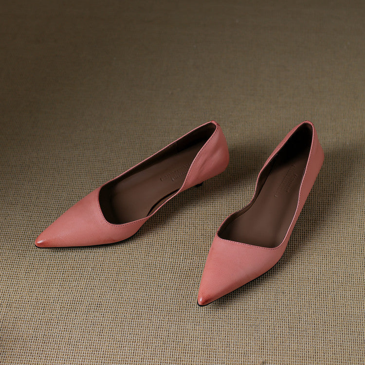 Bianka Genuine Leather Heels