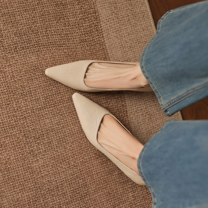 Kaela Genuine Leather Pumps