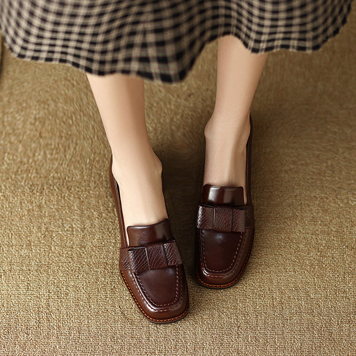Pavla Genuine Leather Heels