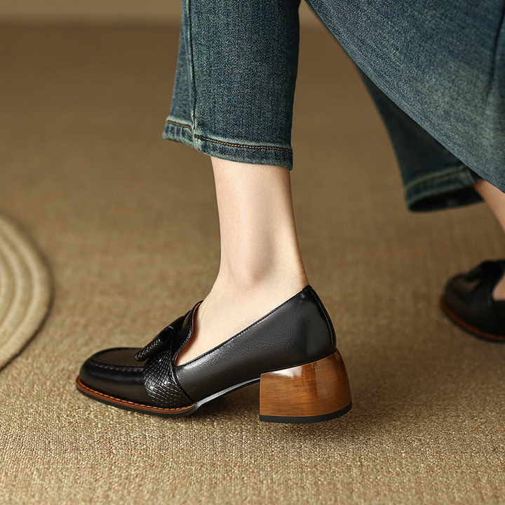 Pavla Genuine Leather Heels