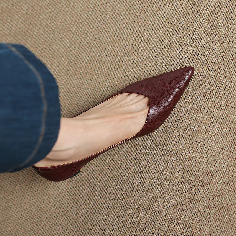 Esmer Genuine Leather Heels