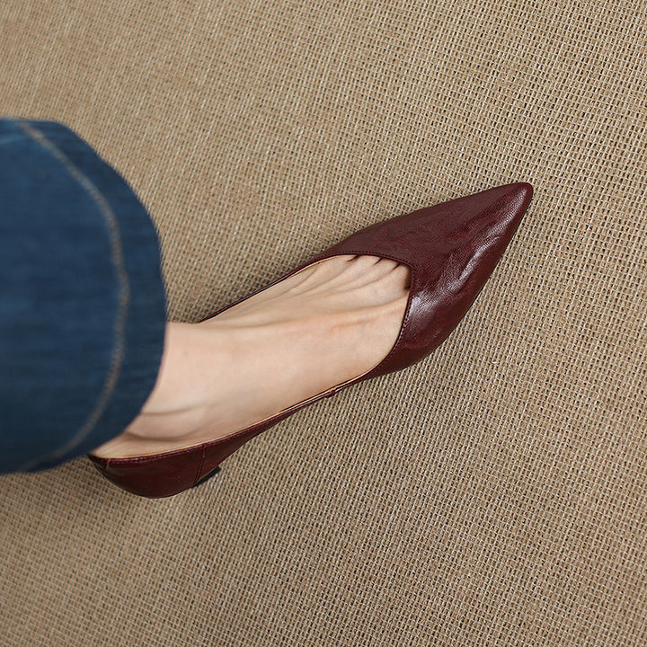 Esmer Genuine Leather Heels