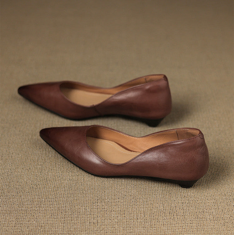 Sela Genuine Leather Flats