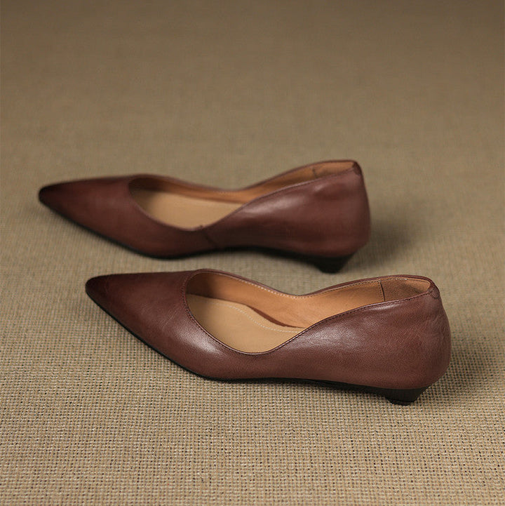 Sela Genuine Leather Flats