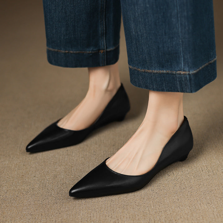 Sela Genuine Leather Flats