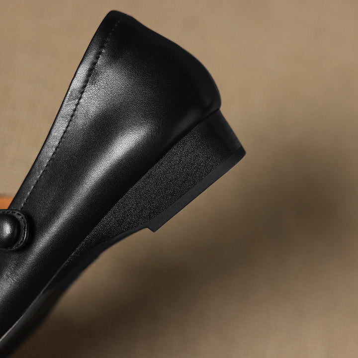 Selin Genuine Leather Flats