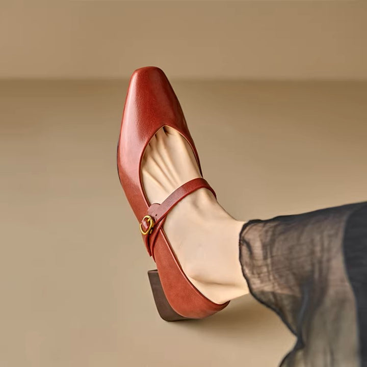 Tevan Genuine Leather Heels