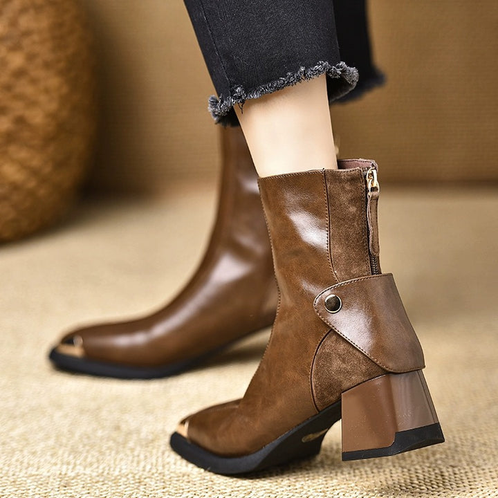 Hallie Leather Boots