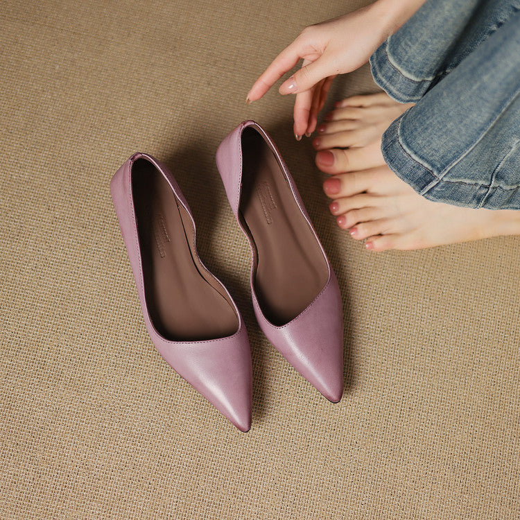 Bianka Genuine Leather Heels