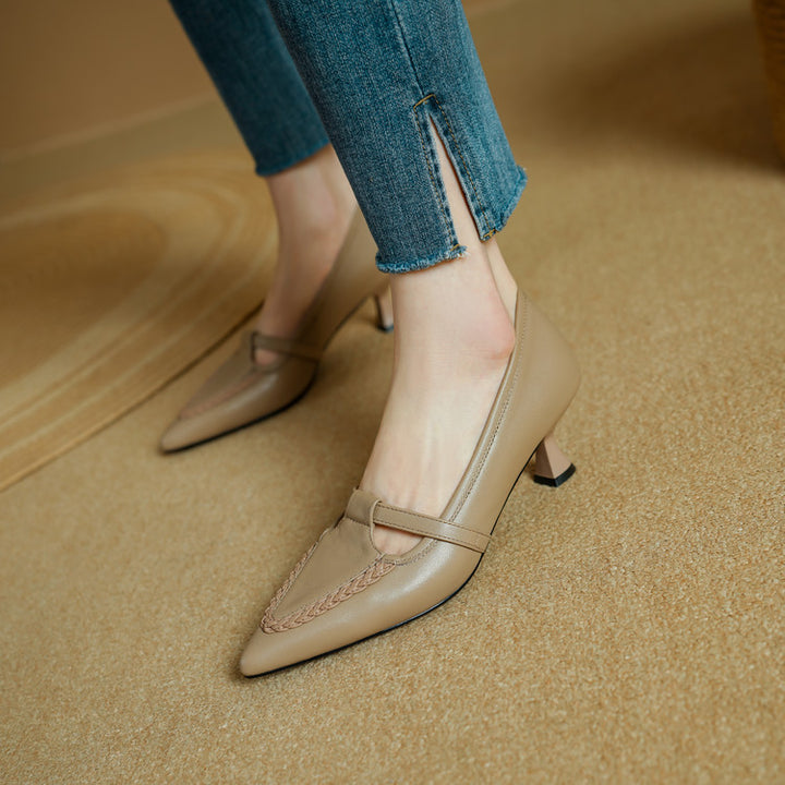 Virex Genuine Leather Heels