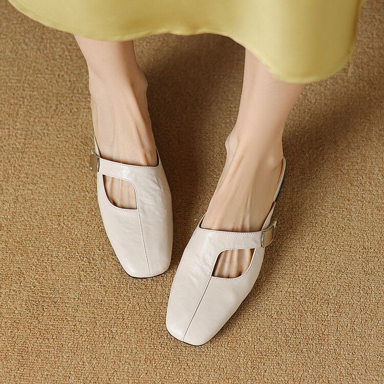 Anera Leather Mules