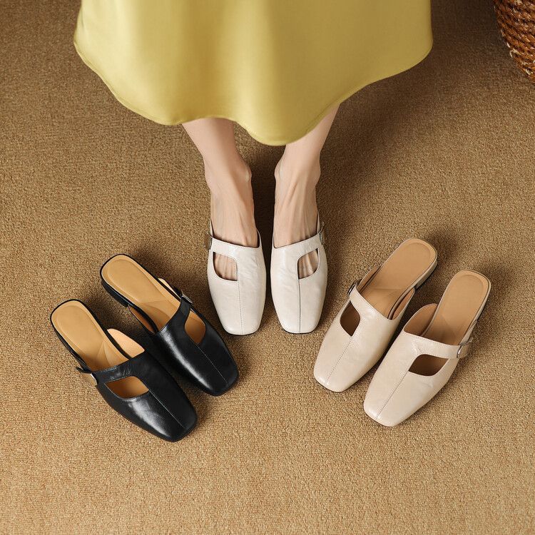 Anera Leather Mules