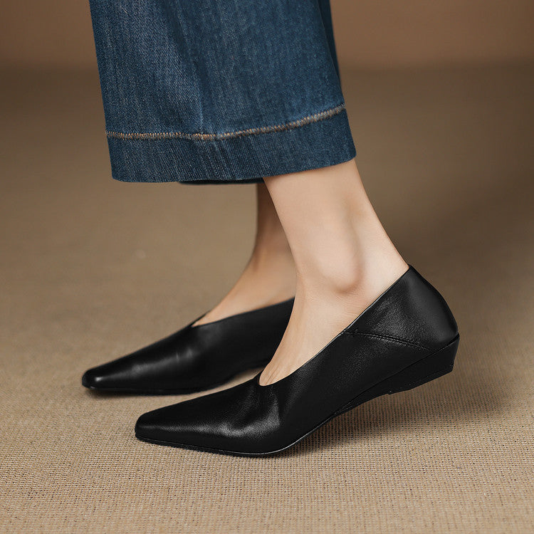 Demir Genuine Leather Flats