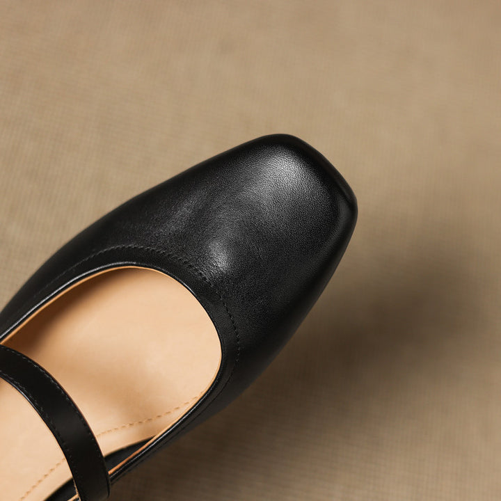 Selin Genuine Leather Flats