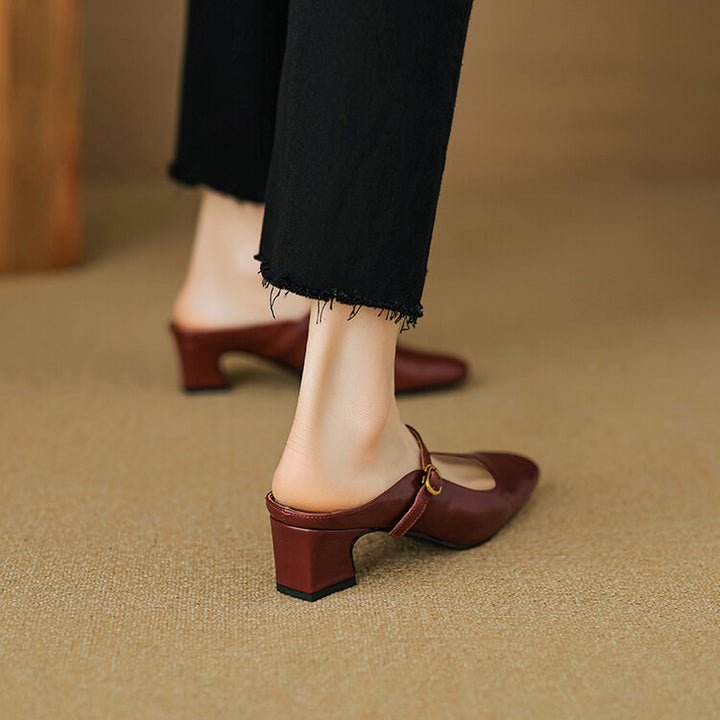 Cressi Genuine Leather Mules