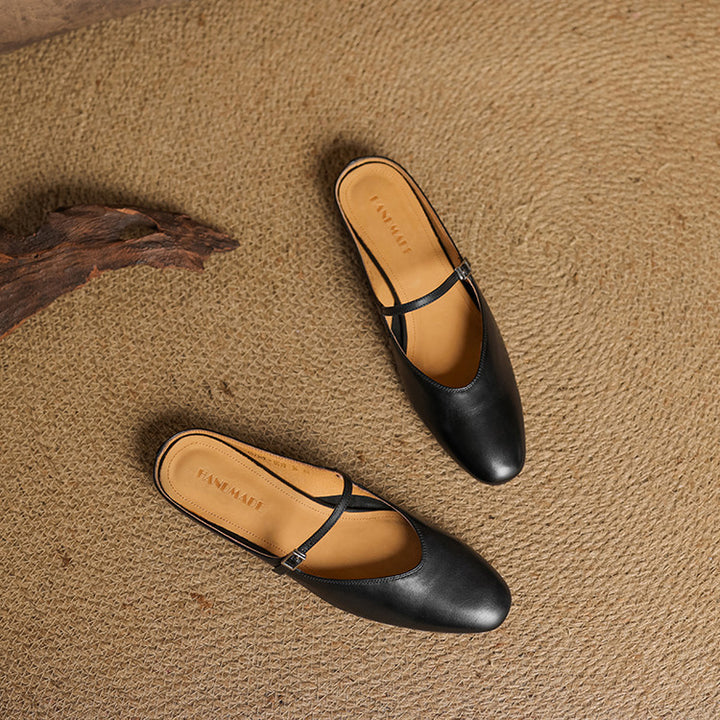 Monro Genuine Leather Mule