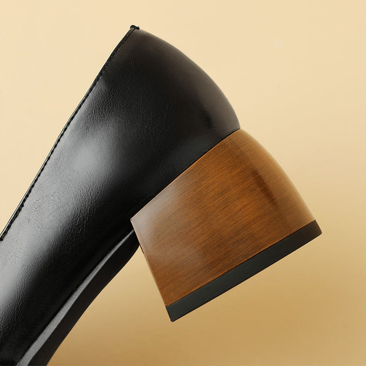 Pavla Genuine Leather Heels