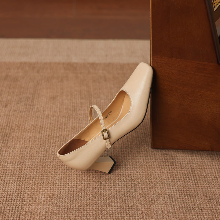 Amor Genuine Leather Heels