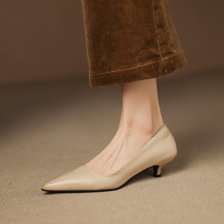 Bianka Genuine Leather Heels