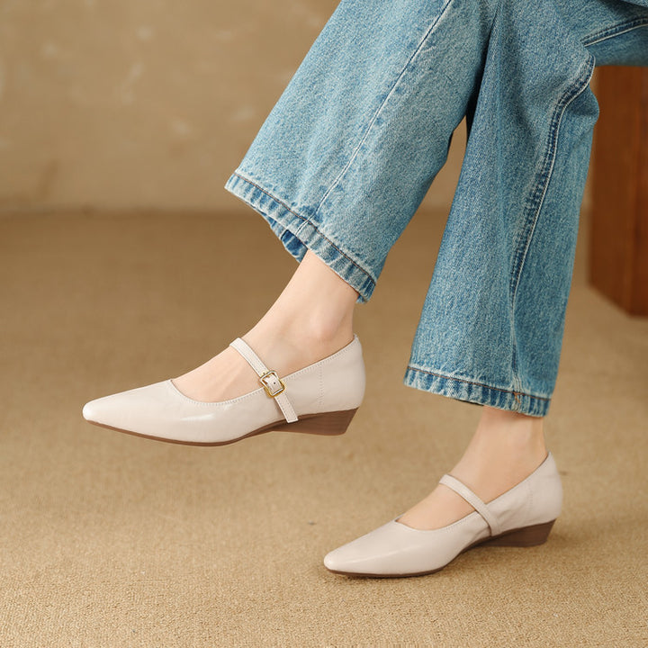 Zule Genuine Leather Pumps