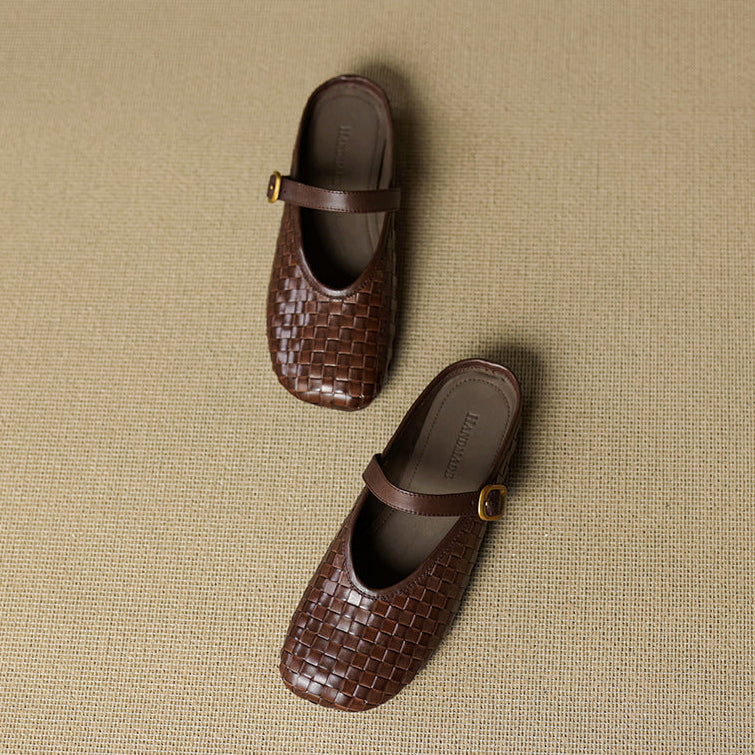 Teyli Genuine Leather Mules