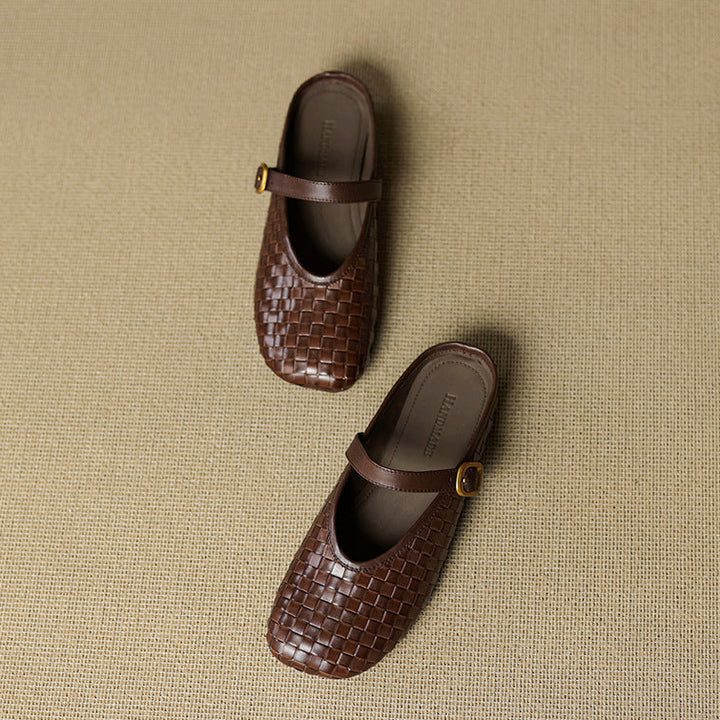 Teyli Genuine Leather Mules