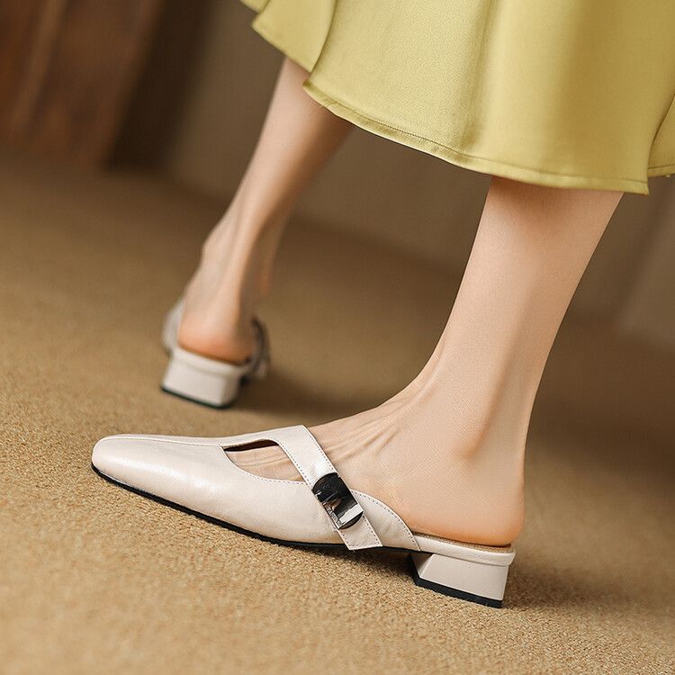 Anera Leather Mules