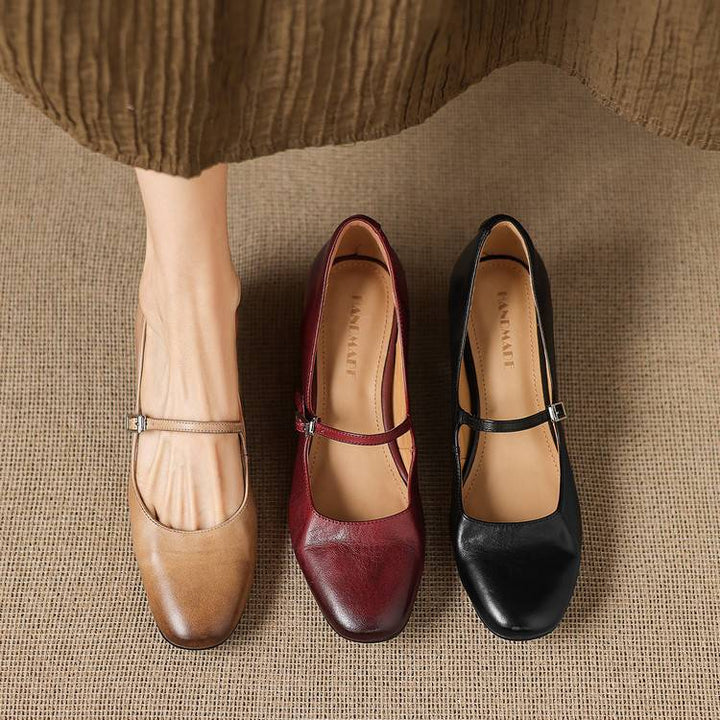 Nera Genuine Leather Pumps