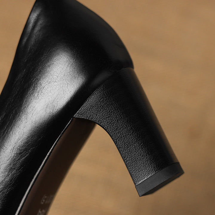 Narin Genuine Leather Heels