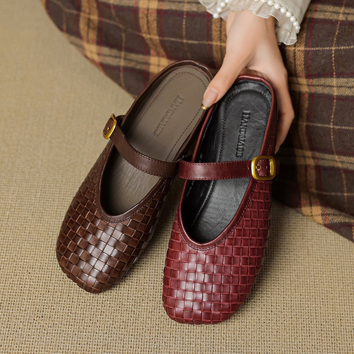 Teyli Genuine Leather Mules