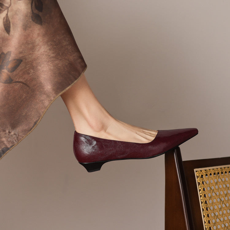 Kaela Genuine Leather Pumps