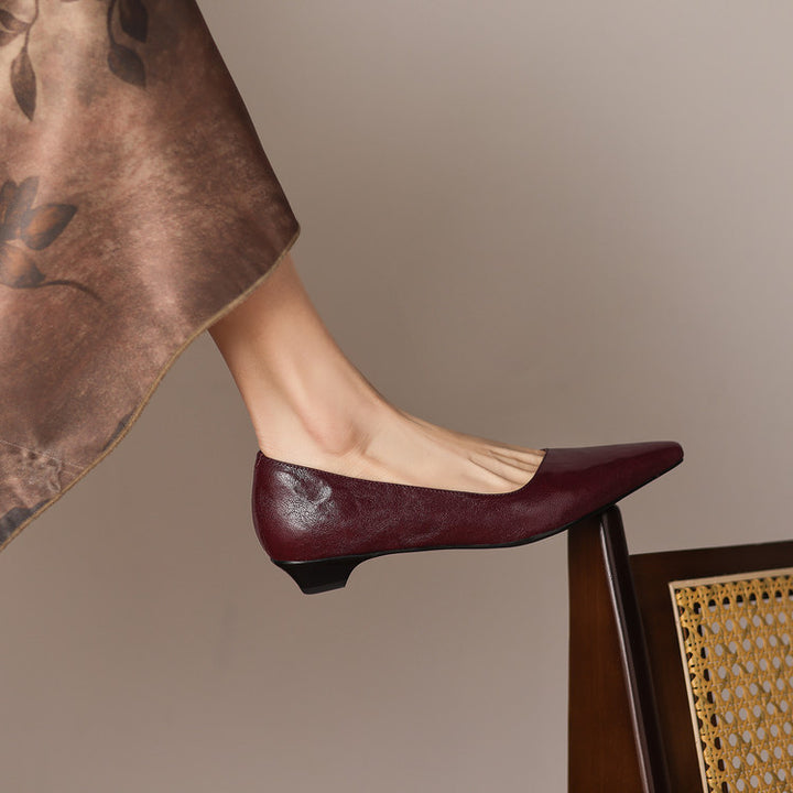 Kaela Genuine Leather Pumps