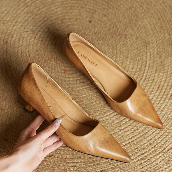 Mira Genuine Leather Heels
