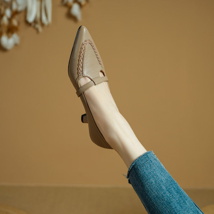 Virex Genuine Leather Heels
