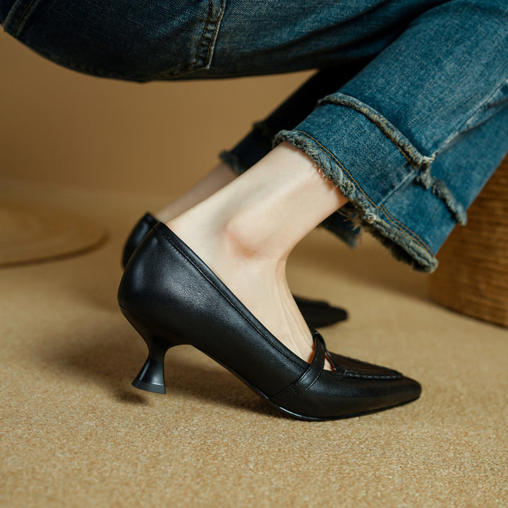 Virex Genuine Leather Heels