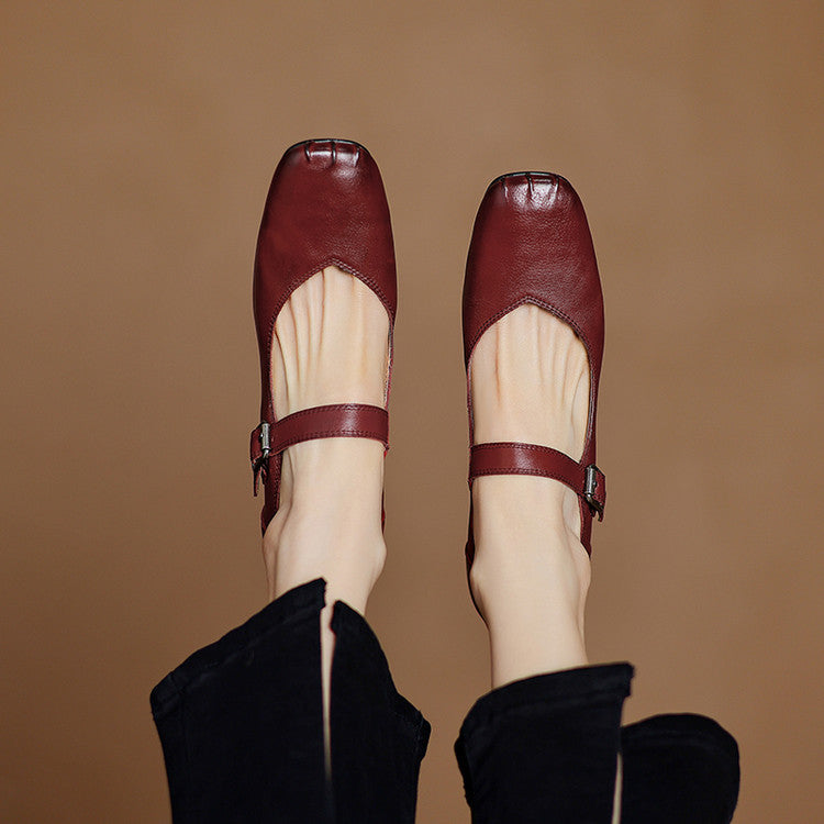 Nera Genuine Leather Heels