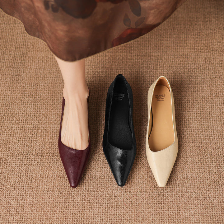 Kaela Genuine Leather Pumps